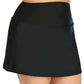 Island Escape Women's Tummy Control Swim Skirt Swimsuit Black Size 20W