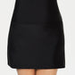 Island Escape Women's La Palma High Waist Tummy Control Swim Skirt Black Size 8