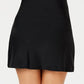 Island Escape Women's La Palma High Waist Tummy Control Swim Skirt Black Size 8