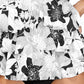Island Escape Women's Tropical Print Stretch Removable Cups Tiered Lined Sweetheart Convertible Aloha Tankini Swimsuit Top Black