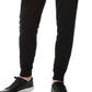 Perry Ellis Men's Flag Embroidered Jogger Pants Black Size XX-Large