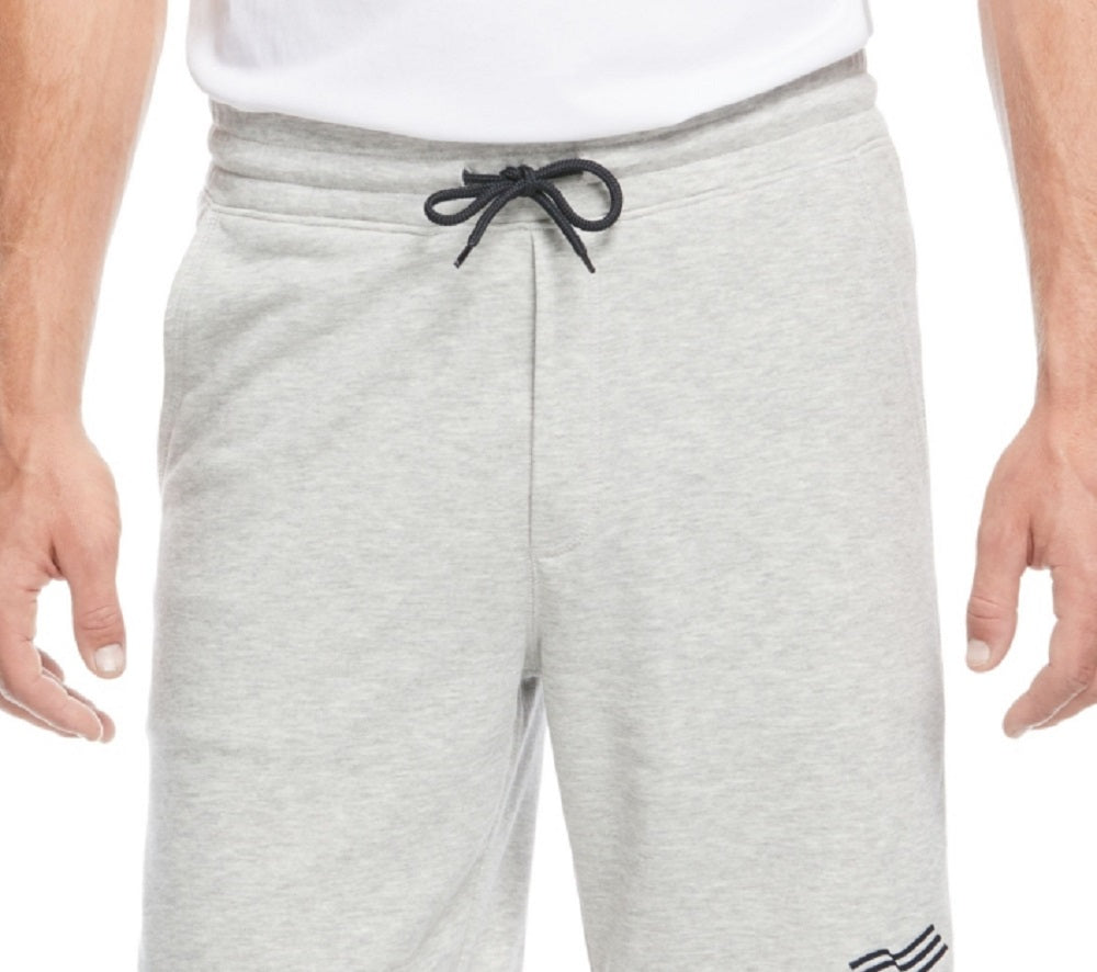 Perry Ellis Men's Embroidered Flag Sweat Shorts Gray Size XX-Large