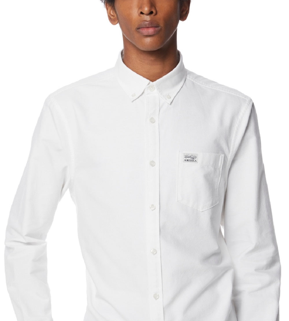 Perry Ellis Men's Oxford Button Down Shirt White Size XX-Large