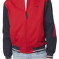 Perry Ellis Men's Logo Bomber Jacket Red Size Medium