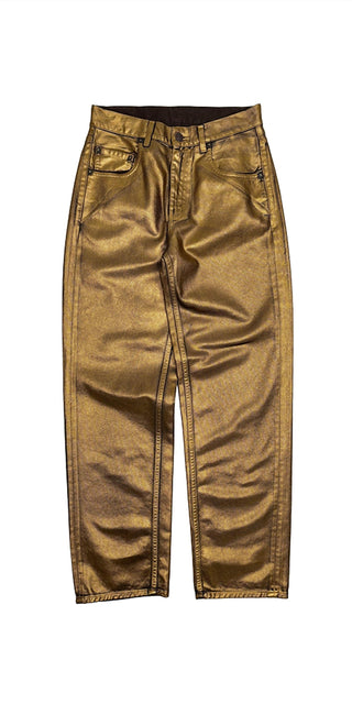 6397 - Women's Coated Pitched Baggy Jean