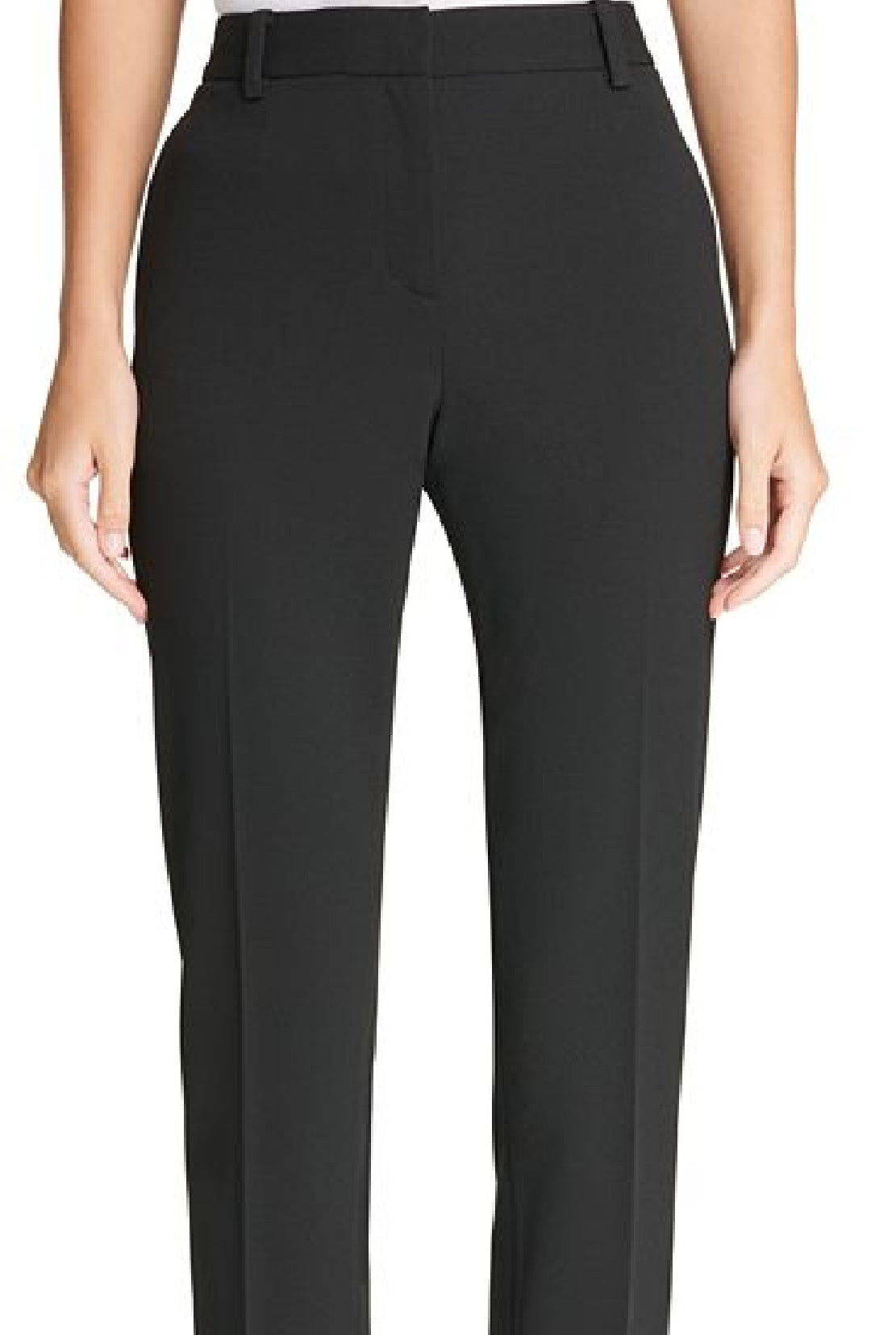DKNY Women's Slim Pants Black Size 4Petite