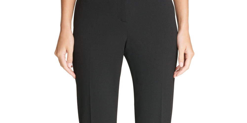 DKNY Women's Slim Pants Black Size 4Petite