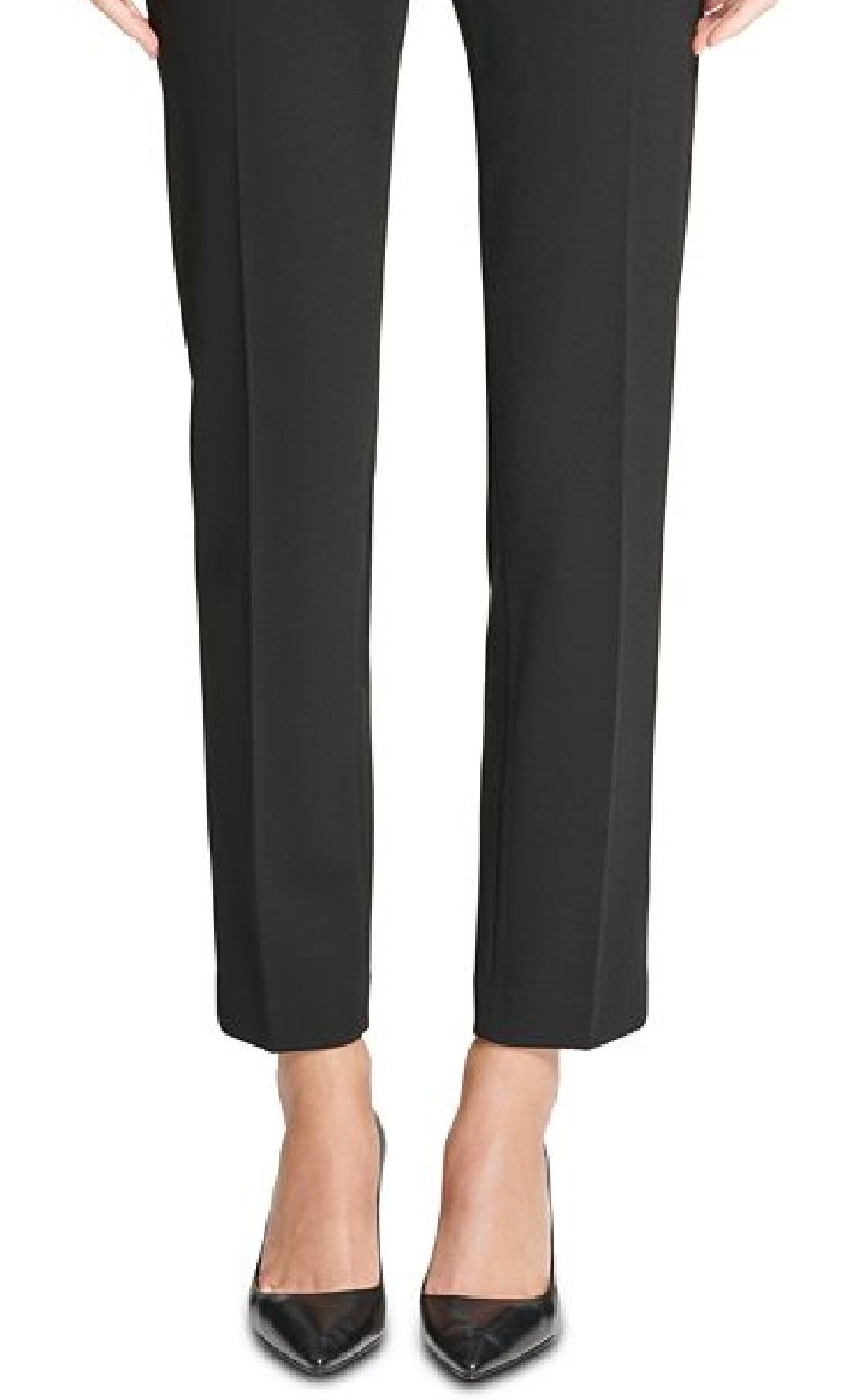 DKNY Women's Slim Pants Black Size 2Petite