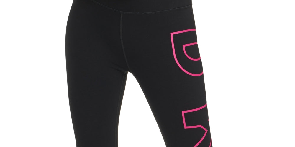 DKNY Women's Big Logo High Waist Leggings Black Size S