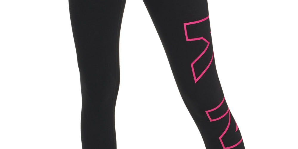 DKNY Women's Big Logo High Waist Leggings Black Size S