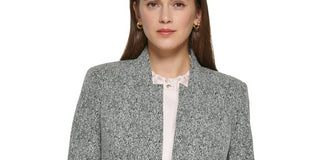 DKNY Women's D Ring Topper Jacket Gray Size 6