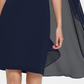 DKNY Women's Sheath With Chiffon Split Sleeves Blue Size 6