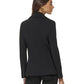 DKNY Women's Soft Notched Collar Utility Jacket Black Size M