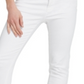 DKNY Women's Everywhere Mid Rise Ankle Skinny Jeans White Size 27