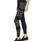 DKNY Women's High Waist Logo Leggings Yellow Size X-Small