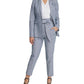 DKNY Women's Pinstripe One Button Blazer Blue Size 2