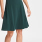DKNY Women's Tulip Sleeve Fit & Flare Dress Green Size 4