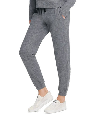 DKNY Women's Sport Sparkle Logo Joggers Grey  Size Small