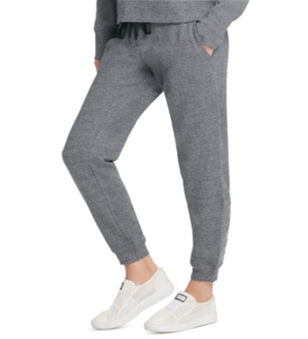DKNY Women's Sport Sparkle Logo Joggers Grey  Size Small