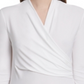 DKNY Women's Side Ruched Top White Size XX-Large
