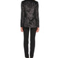 DKNY Women's Velvet Blazer Evening Jacket Black Size 4 Petite