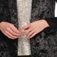DKNY Women's Velvet Open Front Blazer Black Size 8