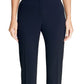 DKNY Women's Stretch Crepe Essex Straight Leg Dress Pants Blue Size 12