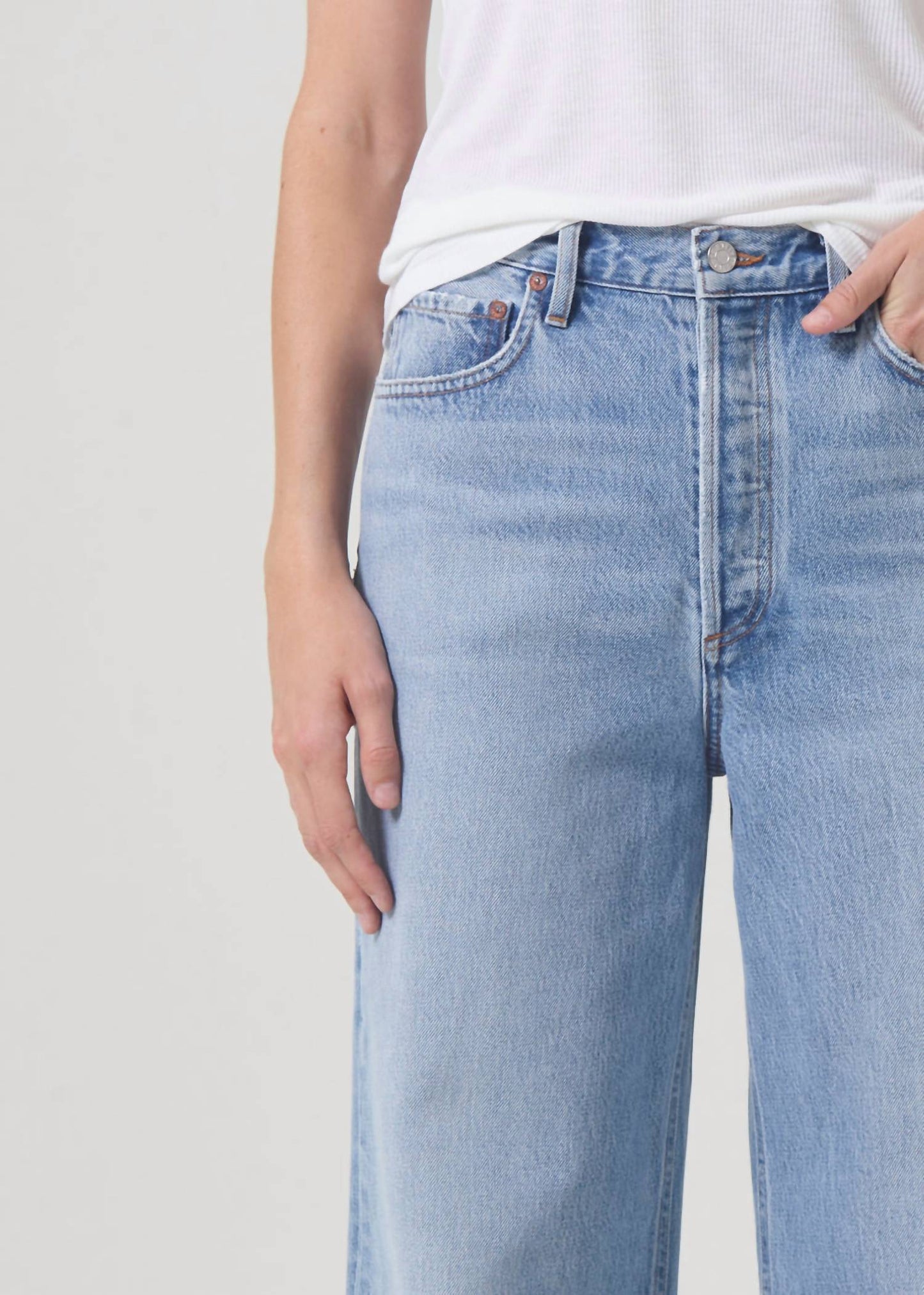 Agolde - Dame High Rise Wide Leg Jean