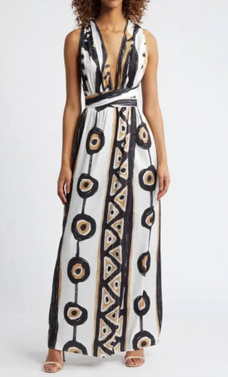 Diarrablu - Mailys Halter Neck Wrap Dress