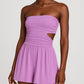Susana Monaco - Tube Cut Out Gathered Romper