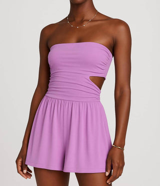 Susana Monaco - Tube Cut Out Gathered Romper