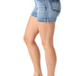 Judy Blue - MID-RISE HEAVY CONTRAST FAUX FLAP POCKET SHORTS