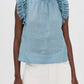 Sea - Anise Flutter Sleeve Top