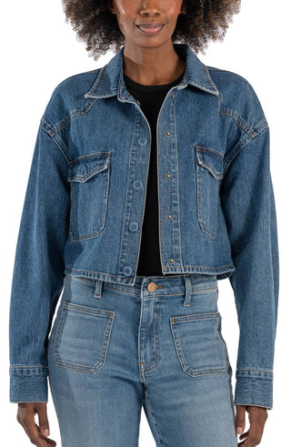 Kut From The Kloth - Billie Crop Denim Jacket