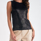 Elan - Metallic Sweater Tank Top