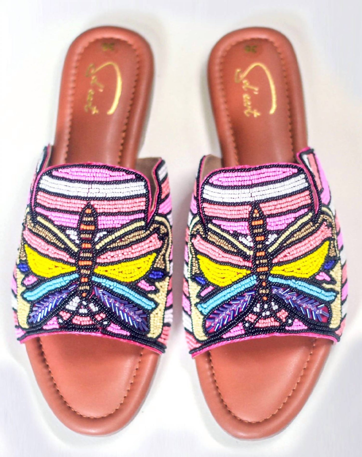 Sol’Eart - Women's Butterfly Slip On Sandals