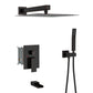 10" Wall Mounted Square Shower System With Rough In Valve