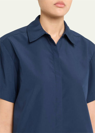 Simkhai - Bernie Short Sleeve Pleated Shirt