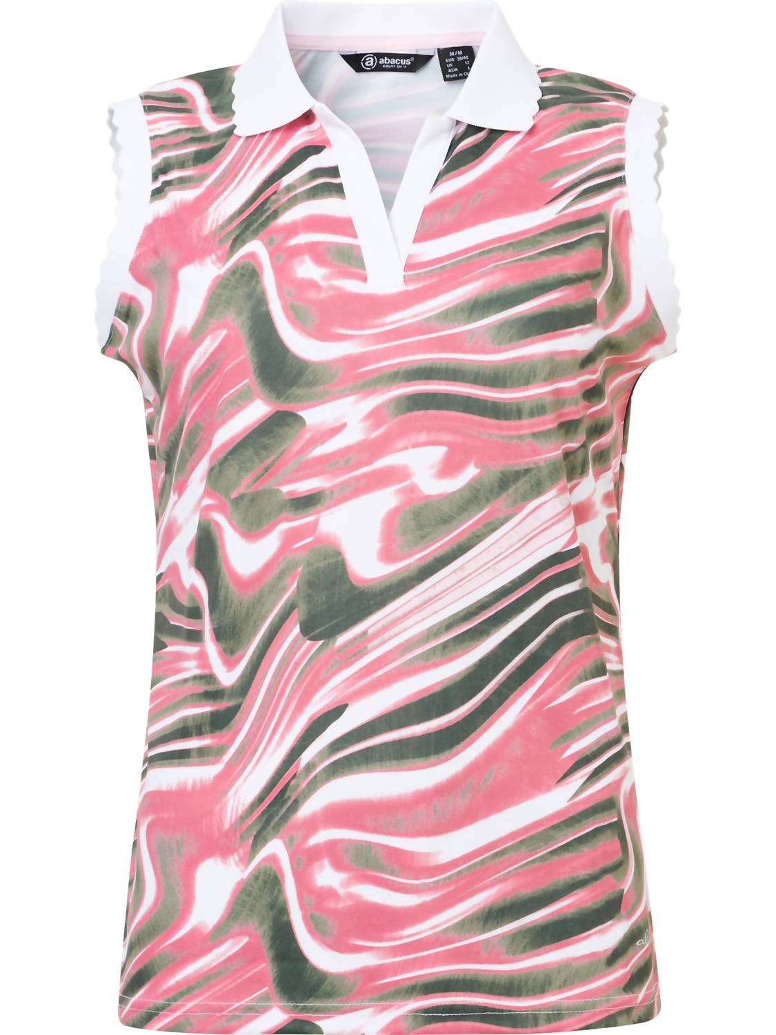 Abacus Sportswear Us - Women's Victoria Drycool Sleeveless Polo