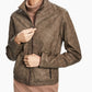 Jou Jou Junior's Faux Leather Jacket Brown Size Medium