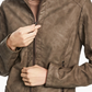 Jou Jou Junior's Faux Leather Jacket Brown Size Medium