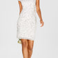 Adrianna Papell Women's Beaded Off The Shoulder Mesh Cocktail Dress White Size 4