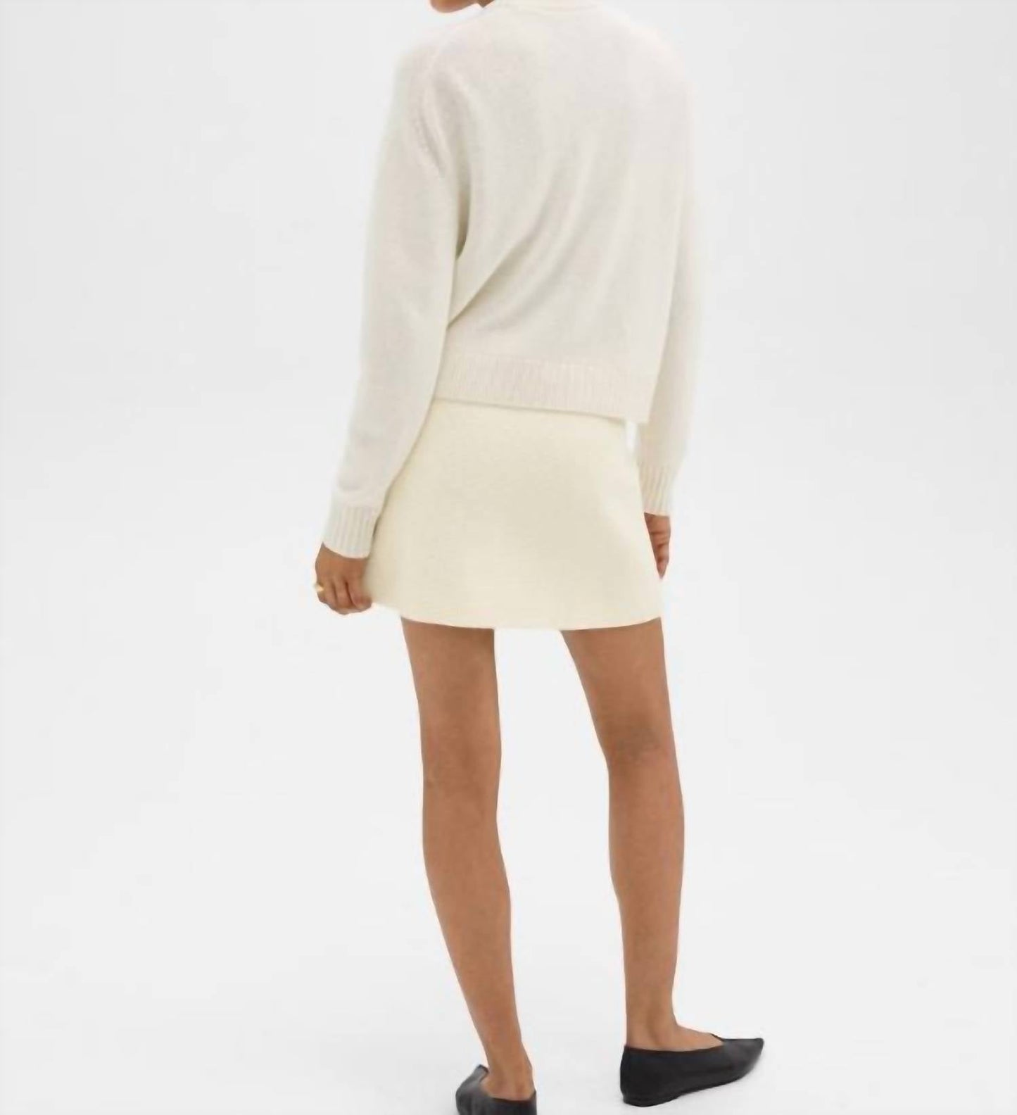 Theory - Tweed High-Waist Mini Skirt