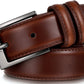 Mia Marino Men's Genuine Leather with Single Prong Buckle Dress Belt Brown Size 32