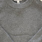 Autumn Cashmere - Women's Fancy Shaker Stitch Button Shoulder Sweater