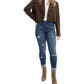 1822 Denim - High Rise Cuffed Skinny Jeans