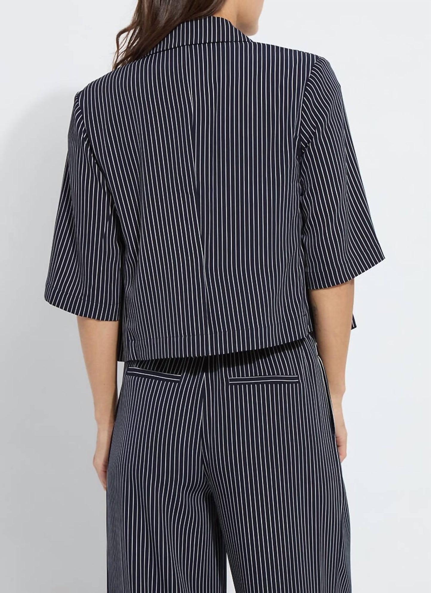 Lysse - Clarette cropped short sleeve blazer