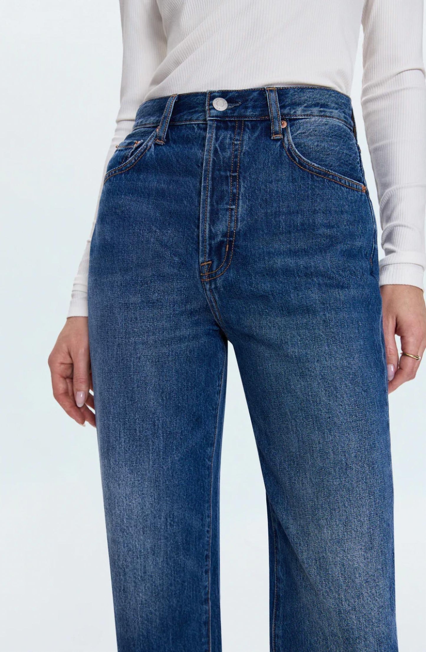 Pistola - Cassie Super High Rise Straight Leg Jeans