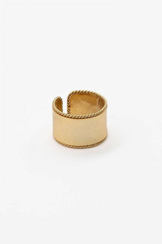 Brenda Grands - Women's Hammered Ring Band