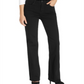 NYDJ Button-Front Barbara Boot Cut Jeans Black Size 16
